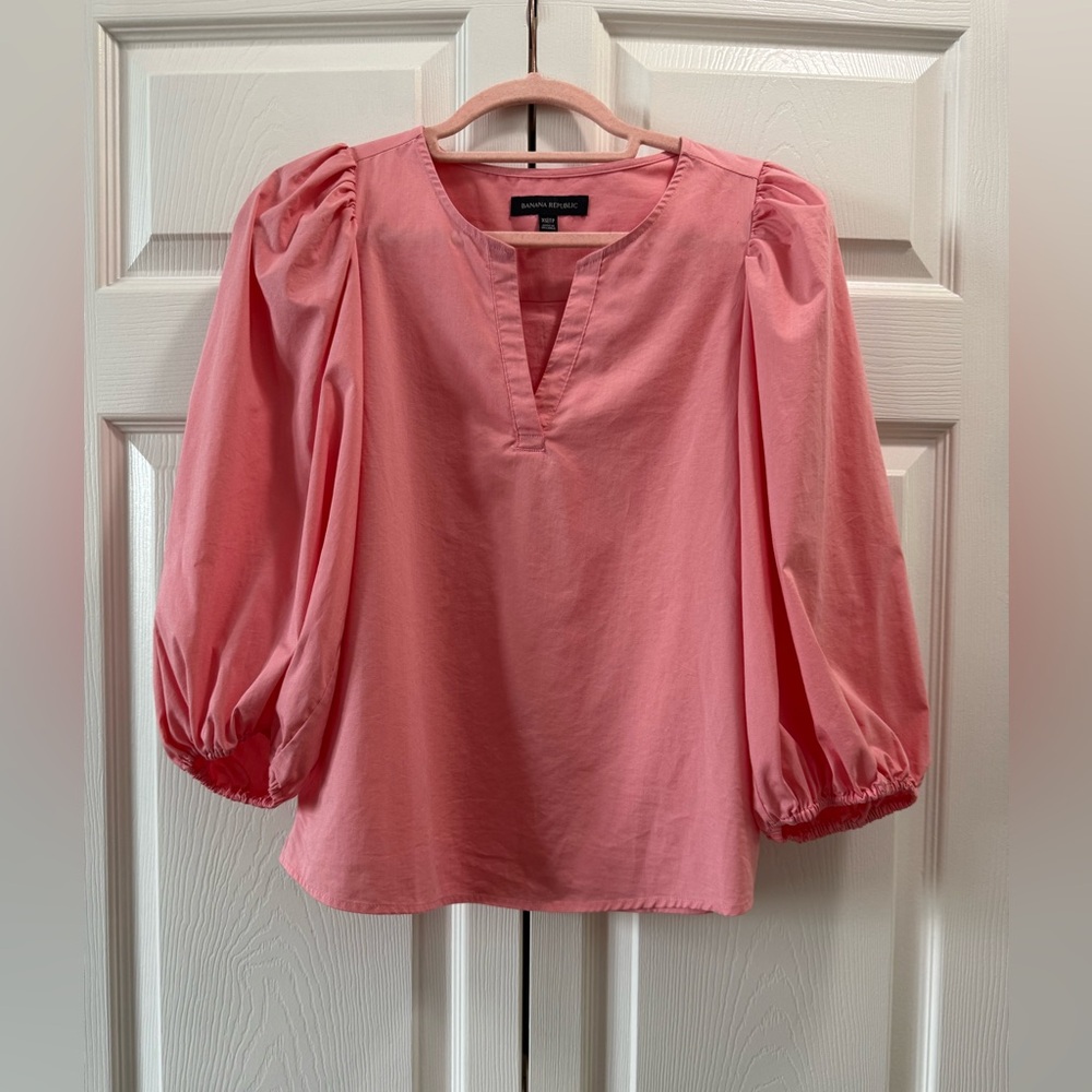 Banana Republic Puff Sleeve Blouse